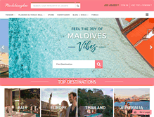 Tablet Screenshot of honeymoon.weddingku.com